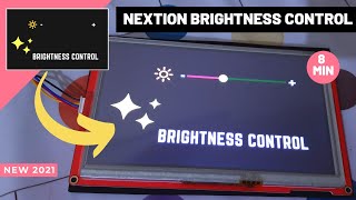 Nextion Brightness Slider | GUI design | User Interface | Nextion Editor | nextion auto brightness |