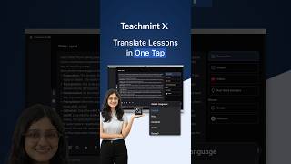 Interactive Flat Panel That Translates Lessons Instantly in EduAI | Teachmint X