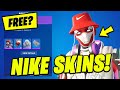 Where are the FORTNITE x NIKE FREE REWARDS? - New NIKE Skins, Nike Item Shop, Glider &amp; More!