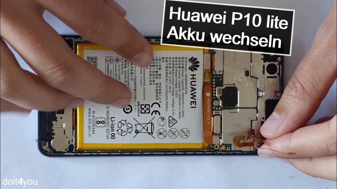 Huawei P10 Lite Akku Lädt Langsam Huawei P10 lite Akku wechseln | How to | DIY | TUTORIAL - YouTube