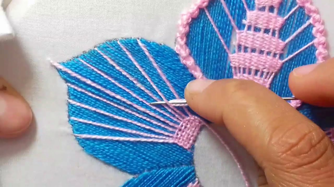 5 Puntadas DECORATIVAS para Bordar a Mano 🧵 PASO a PASO 