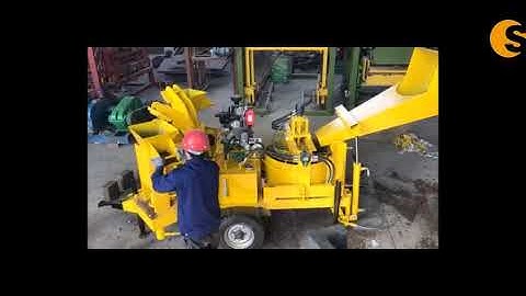 M7mi twin diesel mobile clay interlocking brick machine block machine factory block machine price