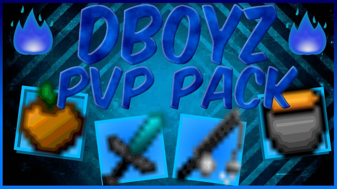 Minecraft: DBOYZ 16x PvP Texture Pack | MC Blue NO LAG Resource Pack ...