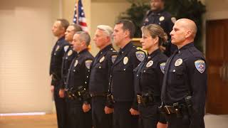 Eight new police officers get badges in Edmond (2012-04-09)