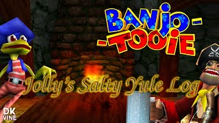 Banjo-Tooie: Jollys Salty Yule Log 🔥 FOUR HOURS OF A COZY FIREPLACE IN A SEASIDE TAVERN (NO MUSIC)