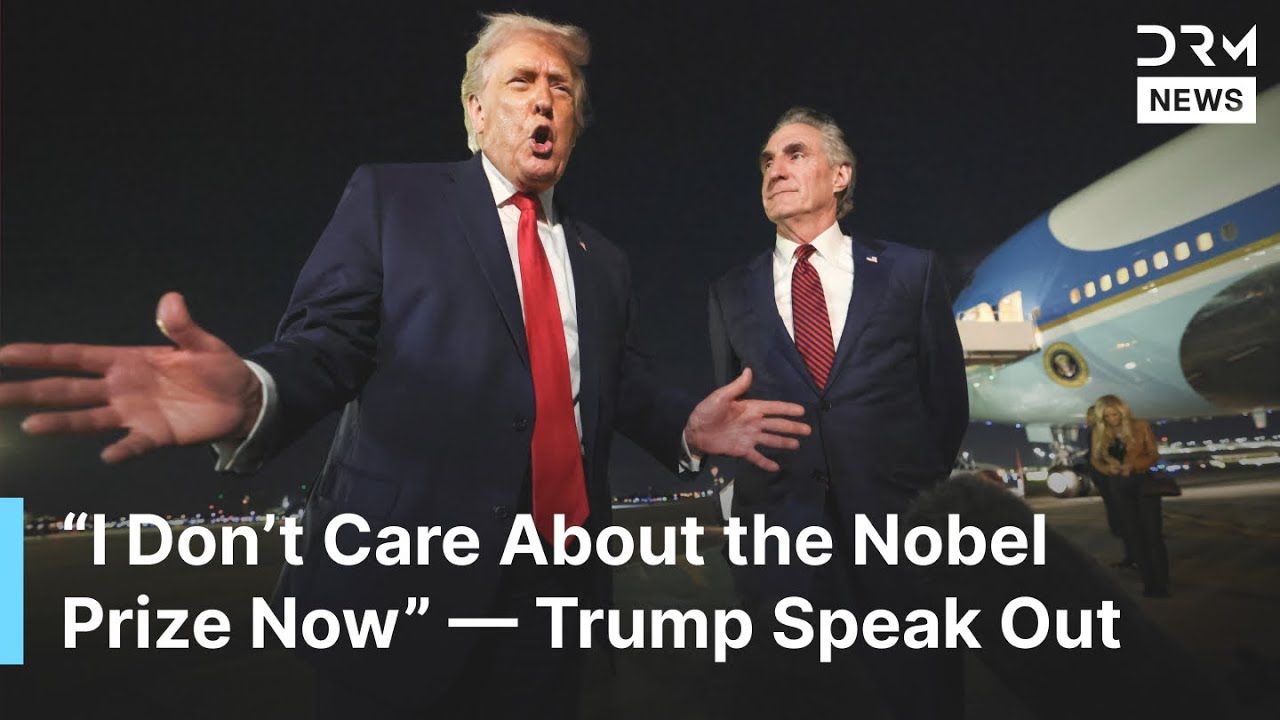 СРОЧНО: Трамп отмахивается от разговоров о Нобелевской премии мира, заявляя, что его цель — «спас...