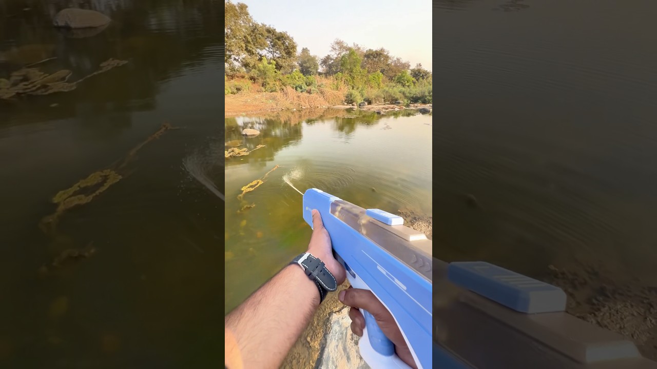 High-Pressure Electric Water Gun – Powerful Automatic Water Blaster Perfect for Outdoor and Pool Fun