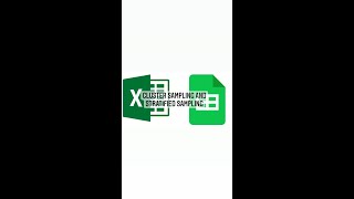 CLUSTER SAMPLING AND STRATIFIED SAMPLING USING MS EXCEL