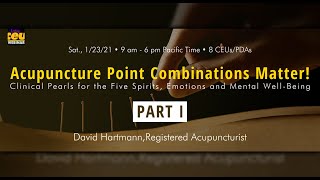 Acupuncture Point Combinations Matter! Clinical Pearls for the Five Spirits, Emotions and Mental Wel