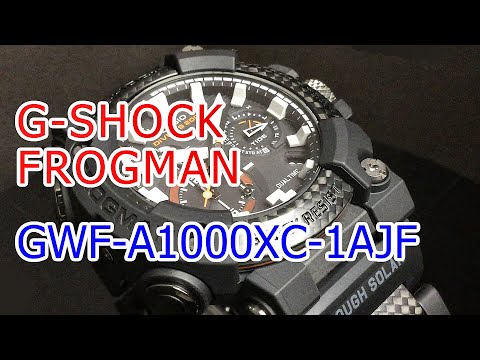 Ｇ-SHOCK GWF-A1000XC-1AJF カーボンコンポジットバンド G-SHOCK Gショック 電波 ソーラー フロッグマン GWF-A1000XC