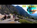 How much of the Apollo Temple remains at the ancient city of DELPHI GREECE 8K 4K VR180 3D Travel