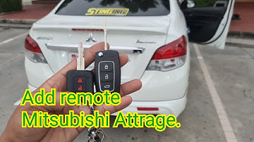 Add remote Mitsubishi Attrage 2016 by autel im 508.