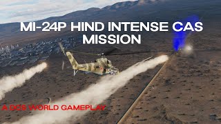 DCS World: Mi-24P Hind intense CAS mission gameplay