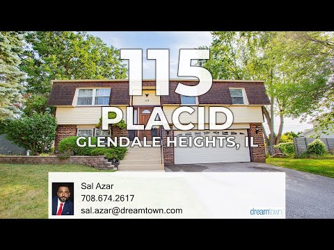 115 Placid Avenue, Glendale Heights, IL home video tour