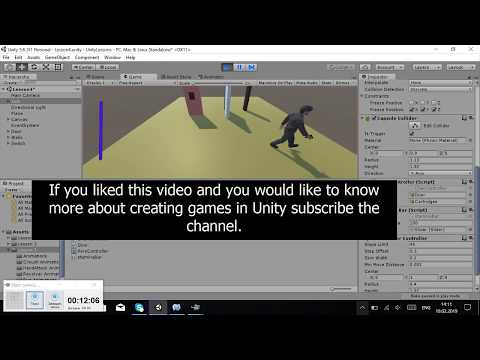 Unity 3D. Advanced 3-rd Person Controller. Part 4 Take/Action