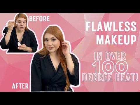 KEEP FLAWLESS MAKEUP IN OVER 100 DEGREE HEAT| GRWM