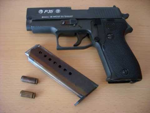 Schreckschusswaffe Geco P35 1 cal 35k - YouTube