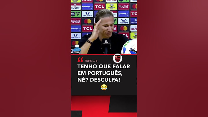 Que momento! Filipe Luís, técnico do Flamengo, se confunde e brinca na coletiva #shorts
