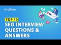 Top SEO Interview Questions & Answers | Search Engine Optimization Interview Questions | Simplilearn