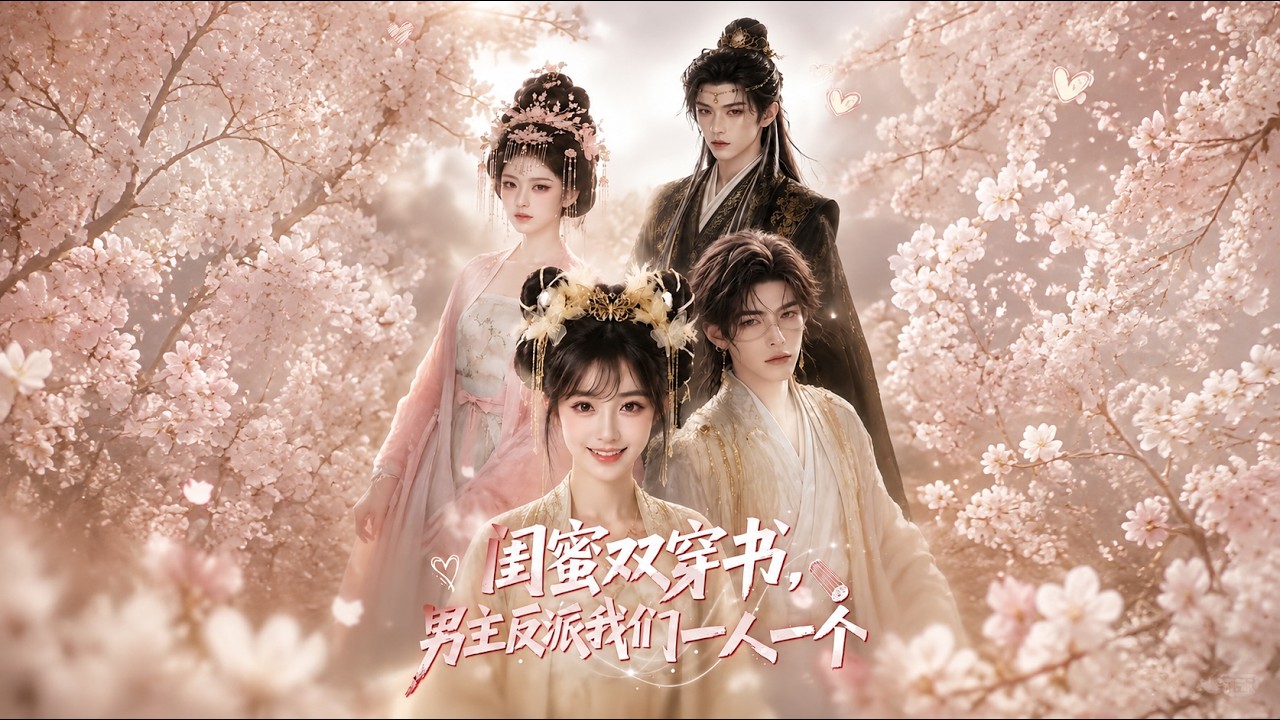【完整版】《閨蜜雙穿書，男主反派我們一人一個》#短劇 #完結 #愛情 #逆襲 #重生 #甜寵 #穿越 #穿書 #蔓蔓書屋 #大結局