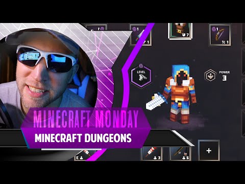 Minecraft Dungeons! DLC, New Skins! THIS GAME IS AWESOME! Minecraft Mondays!