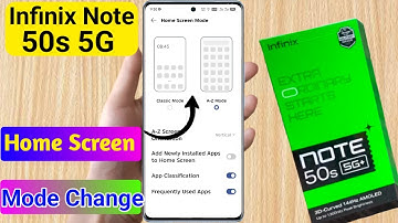 Infinix note 50s home screen mode change kare | how to change home screen mode infinix note 50s