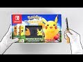 Nintendo Switch "PIKACHU EDITION" Console Unboxing (Pokémon Let's Go Eevee & Pikachu)
