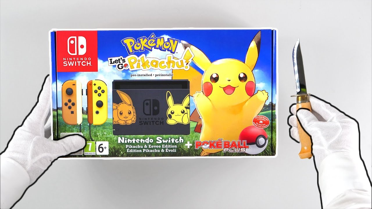 nintendo switch pikachu