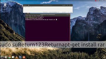 Instalar Winrar en Ubuntu 18.04 Linux Comprimir y descomprimir rar y zip