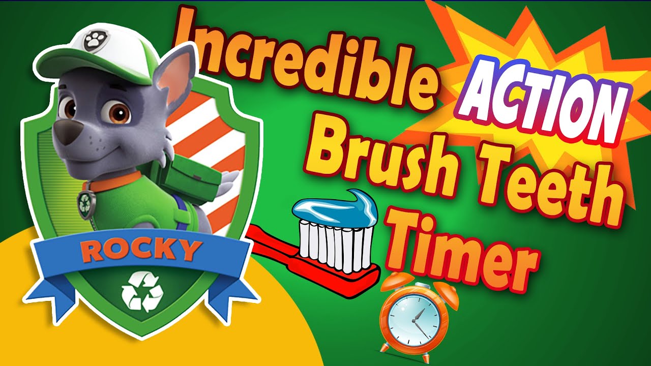 games people play Incredible Action Timer Paw Patrol - Rocky