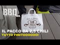 Il pacco da due chili e mezzo di carne. Tutto finito!