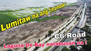 Lumitaw Na Ang Tinambak Sa Laguna De Bay Panibagong Project C6 Road - Laguna Lake Higjway