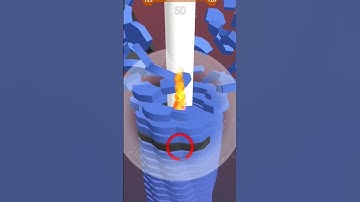 STACK BALL💥💥ASMR LEVEL 125 #viral #shorts #stackball #trending #gaming