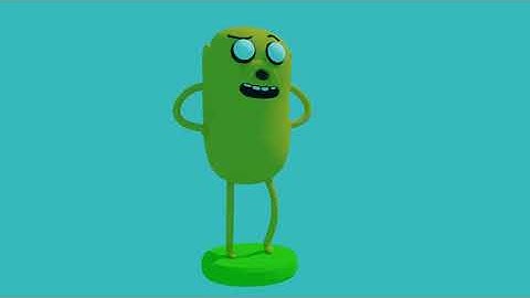 3D model of Jake the dog