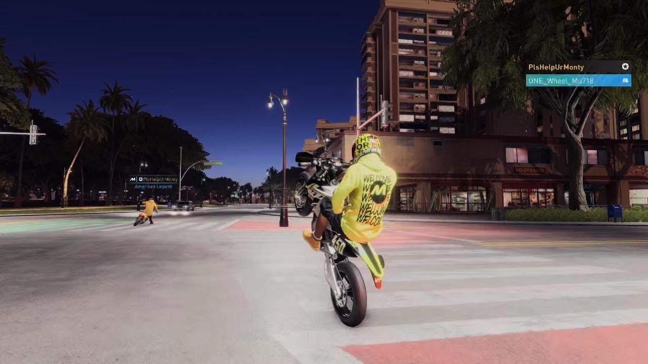 THE CREW MOTORFEST Bikelife KTM 450 wheelie Rideout Traffic Boyz