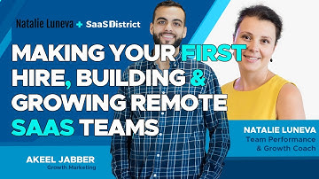 Natalie Luneva: Making Your First Hire When Building and Growing Remote SaaS Teams