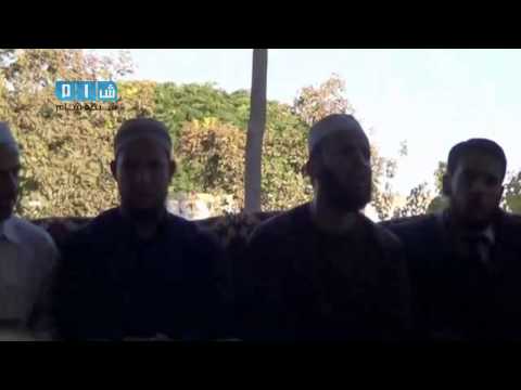 شام ريف دمشق الغوطة الشرقية بلدة بيت نايم حفل زفاف احد عناصر الجيش الحر 25 9 2014