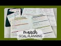 MARCH 2023 GOALS + week 10 weekly actions | MAKSELIFE MONTHLY GOAL SETTING | #mäksēlifeplanner