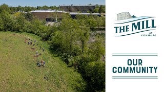 Vicksburg High School Agri Science Class Plants New Trees at The Mill at Vicksburg