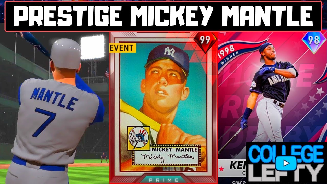 Unlocking 99 Ovr Prestige Mickey Mantle! The Best All Around Card in MLB The Show 20!