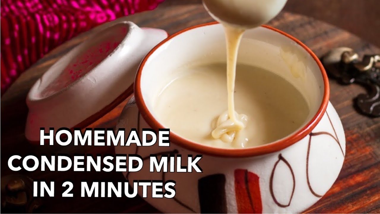 2 MINUTES HOMEMADE CONDENSED MILK RECIPE / CONDENSED MILK USING MILK
