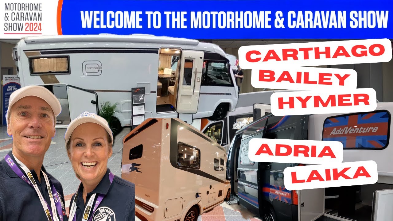 NEC Motorhome and Caravan Show 2024 - Carthago, Laika, Adria ...