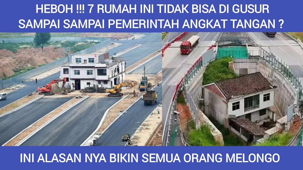 HEBOH !!! 7 RUMAH INI TIDAK BISA DI GUSUR,SAMPAI SAMPAI PEMERINTAH ANGKAT TANGAN ?