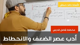 عربية 02 | أدب عصر الضعف و الانحطاط| جميع الشعب