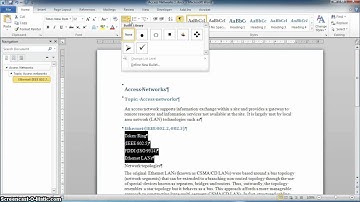 Basic Word Processing 3