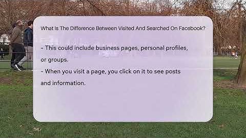 What Is The Difference Between Visited And Searched On Facebook? - Everyday-Networking