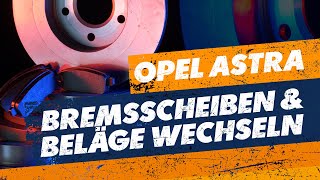 Bremsscheibe & Bremsbeläge Hinterachse wechseln - Opel Astra J [TUTORIAL]