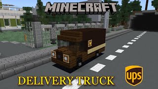 Minecraft: Delivey Truck (UPS) | Tutorial