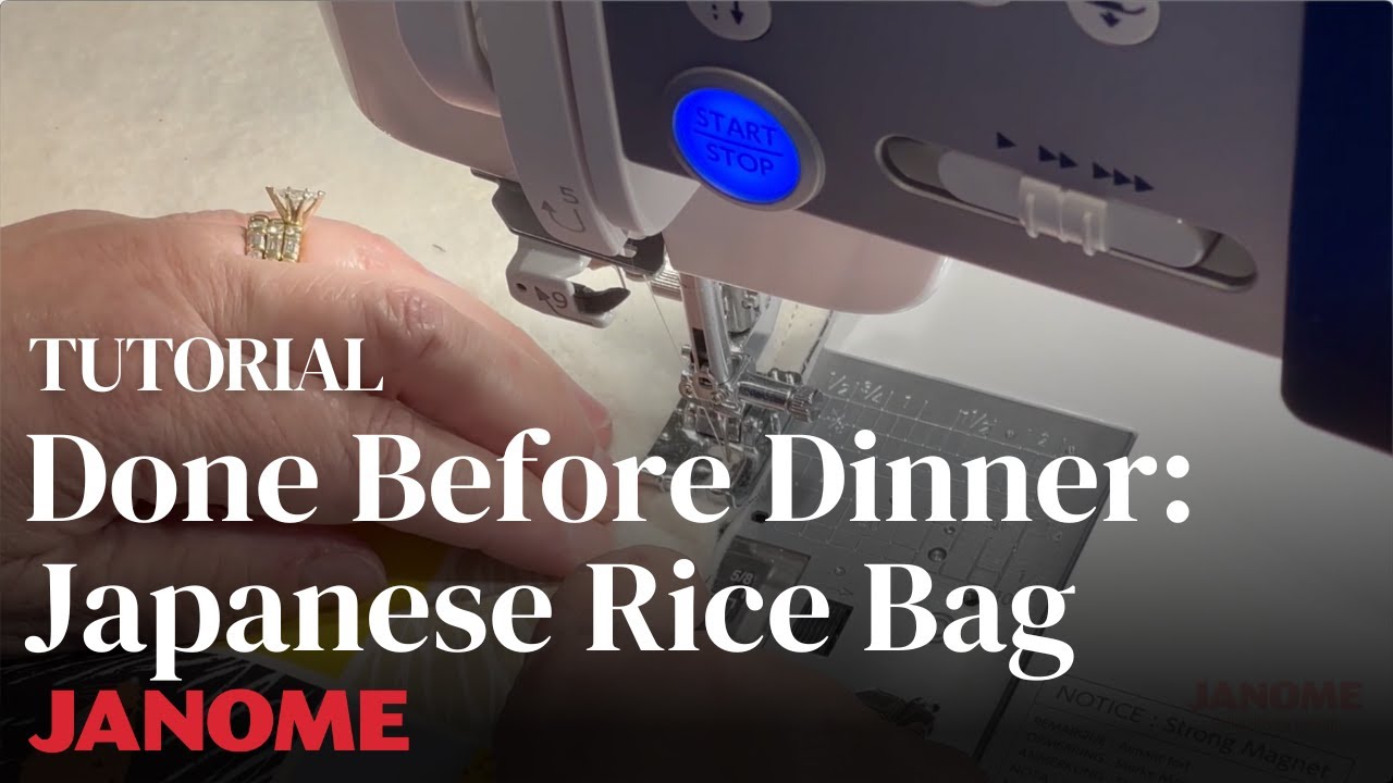 Done Before Dinner: Japanese Rice Bag
