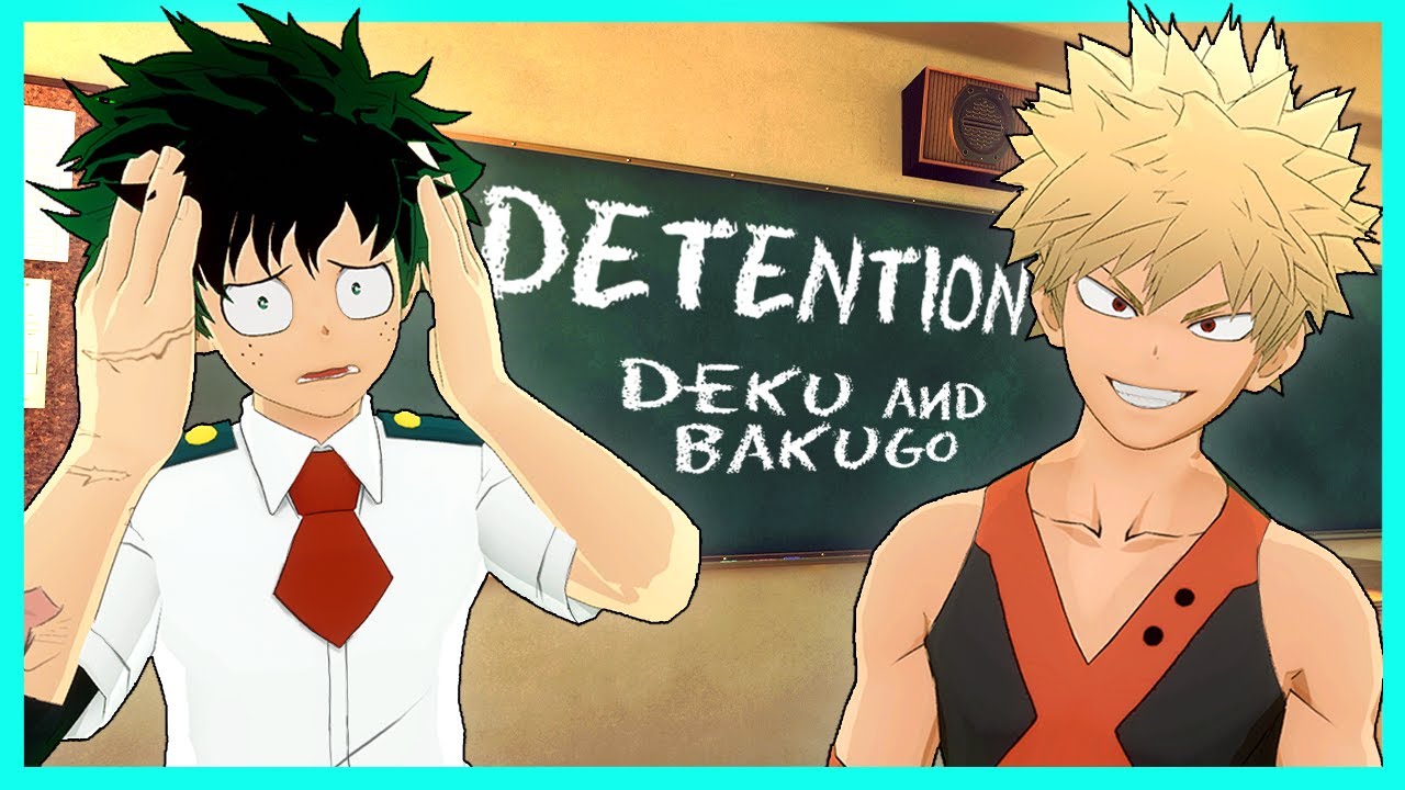 Deku and Bakugo go to DETENTION! (MHA VR)